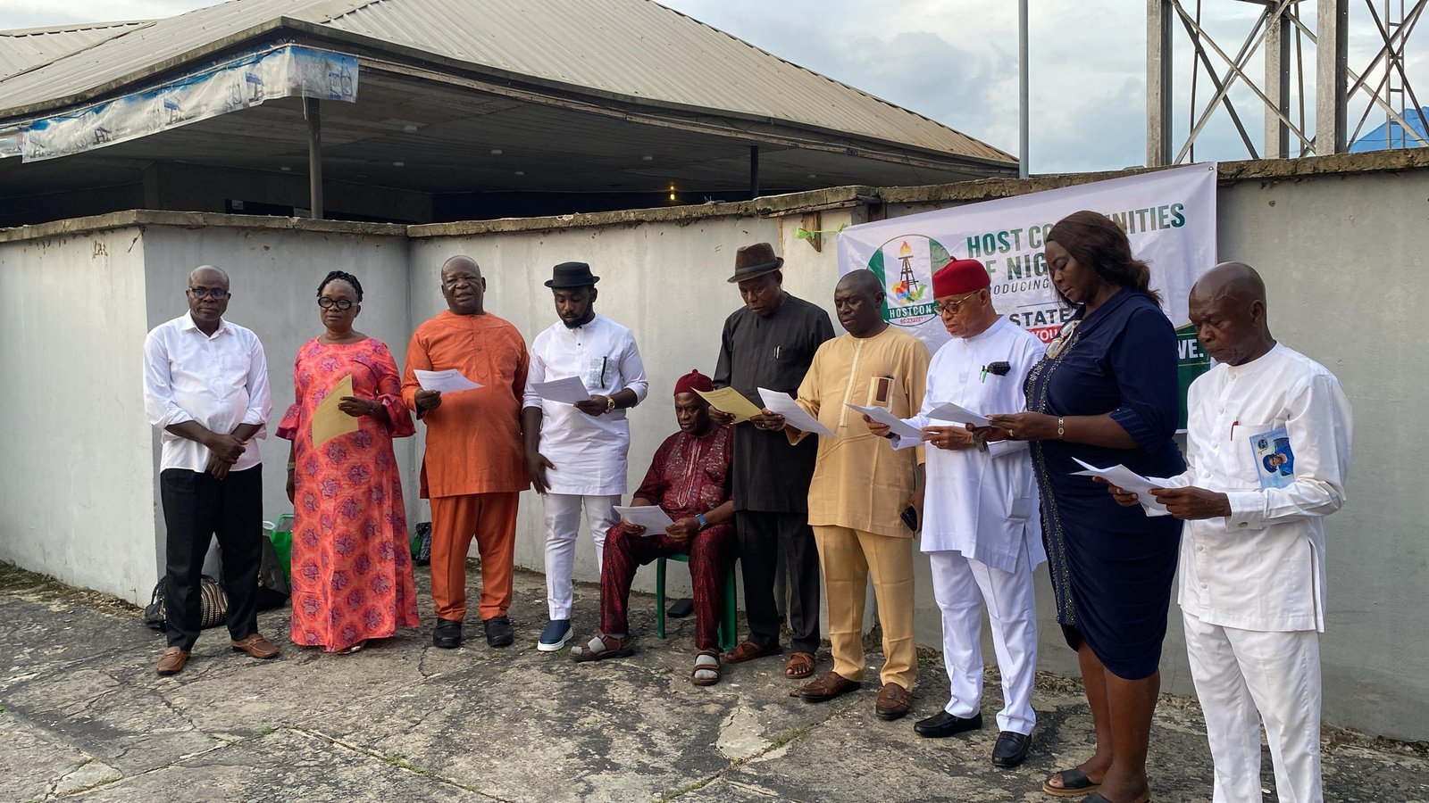 A cross section of the Abia State chapter of Host Communities of Nigeria Producing Oil and Gas (HOSCON).