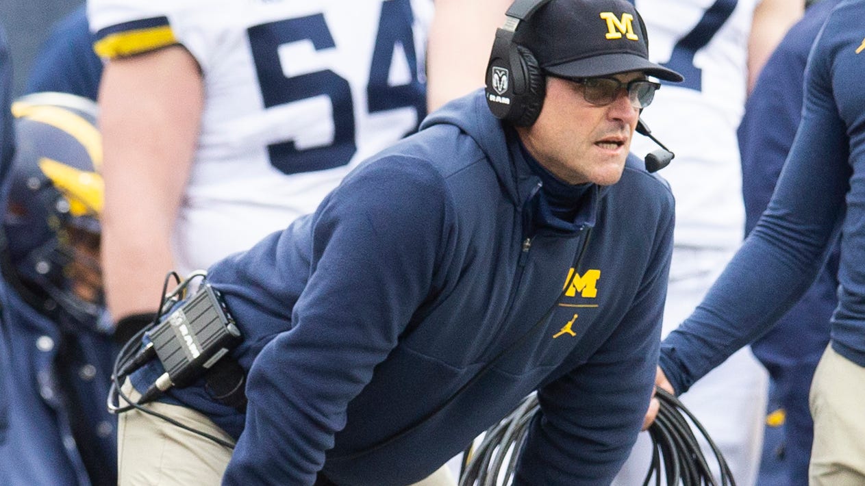 Michigan coach Jim Harbaugh discusses coronavirus in interview, shifts conversation to abortion