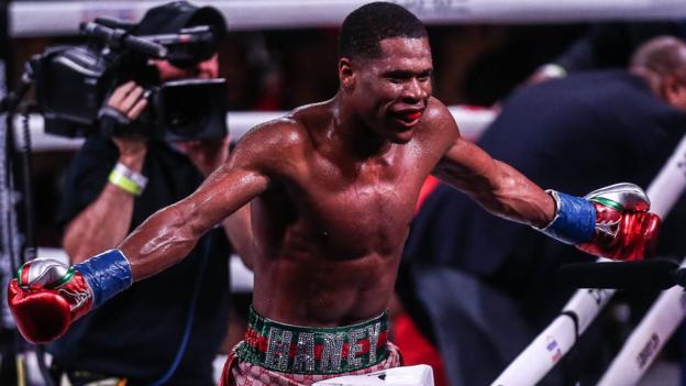 Devin Haney ‘rejects discrimination’ after comments about Vasyl Lomachenko fight
