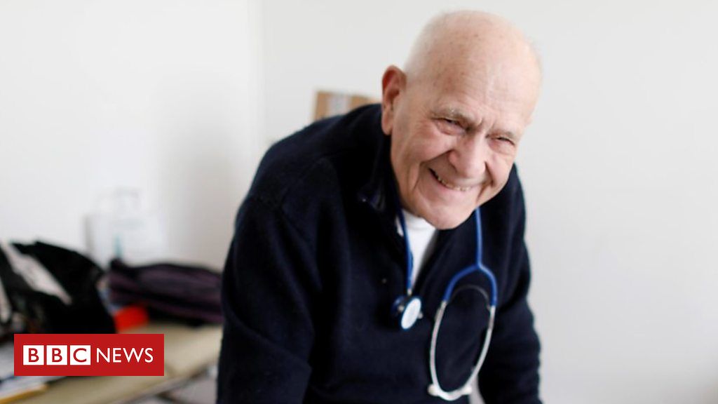 The 98-year-old doctor still caring for his patients