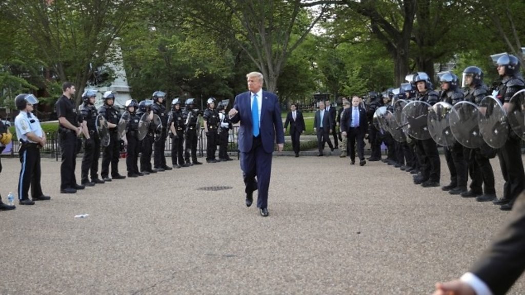 Archbishop attacks Trump as unrest continues