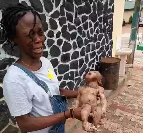 Heartless woman, 30 arrested for dumping newborn baby inside pit toilet