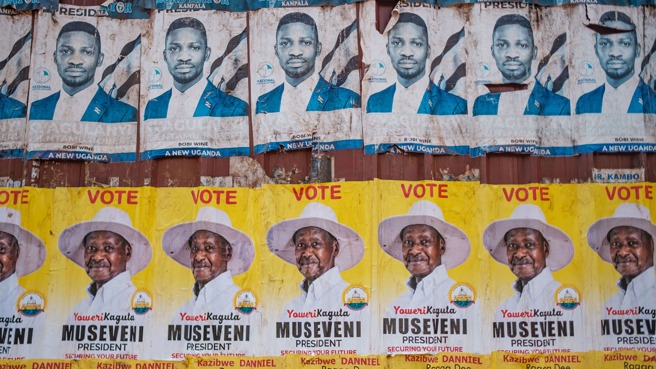 uganda wraps up violent and chaotic election campaign