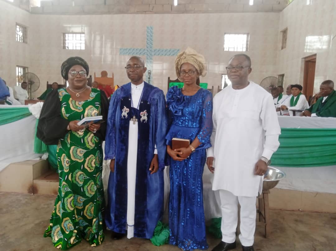 Celebration Of Life Of Matriarch Eluwa: Rep. Sam Onuigbo Felicitates With Methodist Presbyter, Rev. Akachukwu