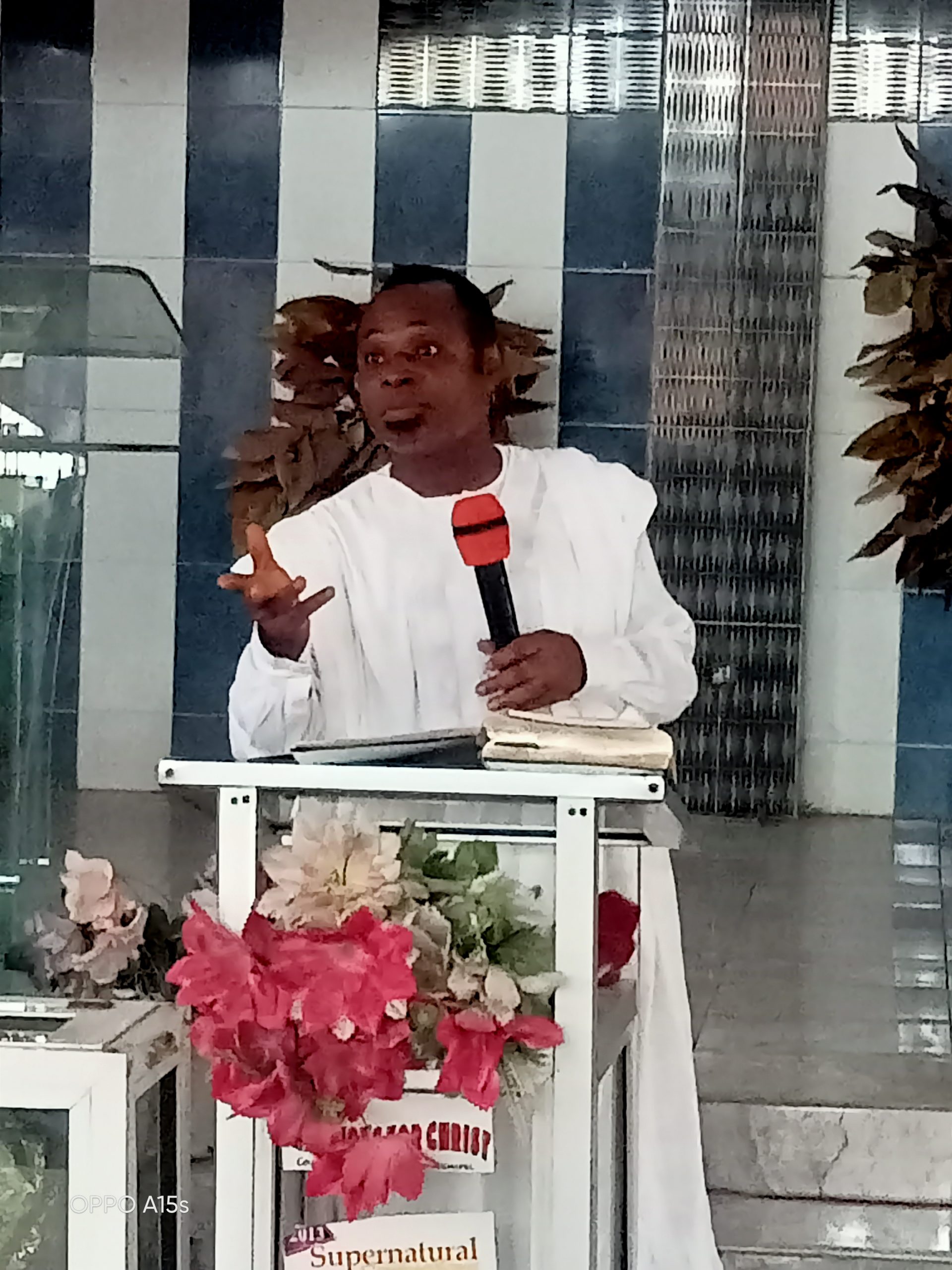 Rev. Samuel Akpan-Isong, the Senior Pastor of Champions For Christ Ministry.