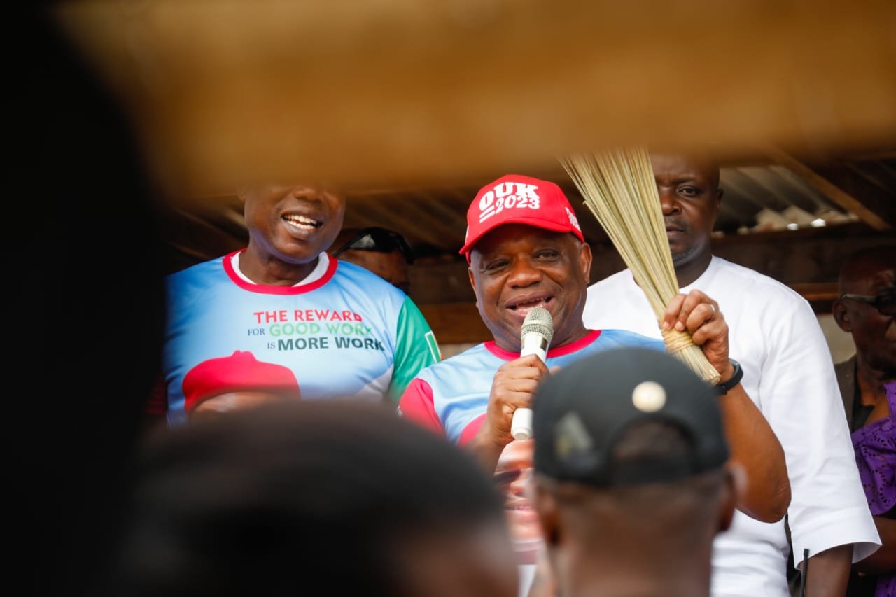 2023: Senator Kalu takes Stock of infrastructural projects, vows to do more