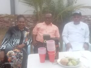From (R): High Chief Obi Aguocha, Barr. Monday Ubani and his wife.