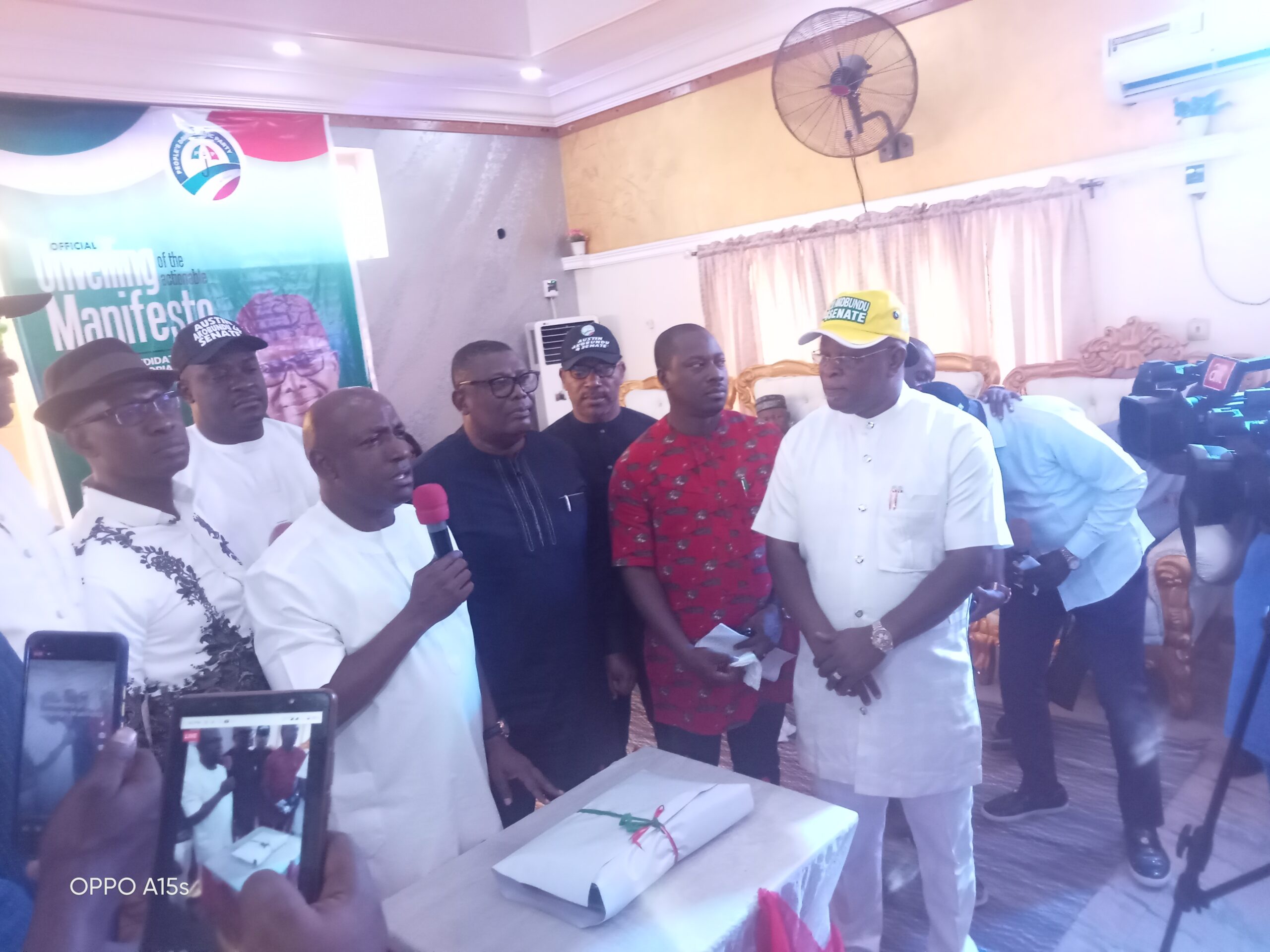 I Want To Be Held Accountable Through This Document, PDP’s Akobundu To Abia Central … As he unveils Manifesto