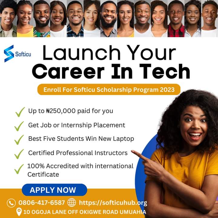 Softicu Announces Scholarship Program to Empower 5000 Abia Youth with Digital Skills