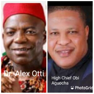 Dr. Alex Otti and High Chief Obi Aguocha