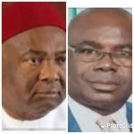 From (L): Senator Hope Uzodinma, the Executive Governor of Imo State and Eze Duruiheoma, Senior Advocate of Nigeria, (SAN) and former Chairman of National Population Commission, (NPC).