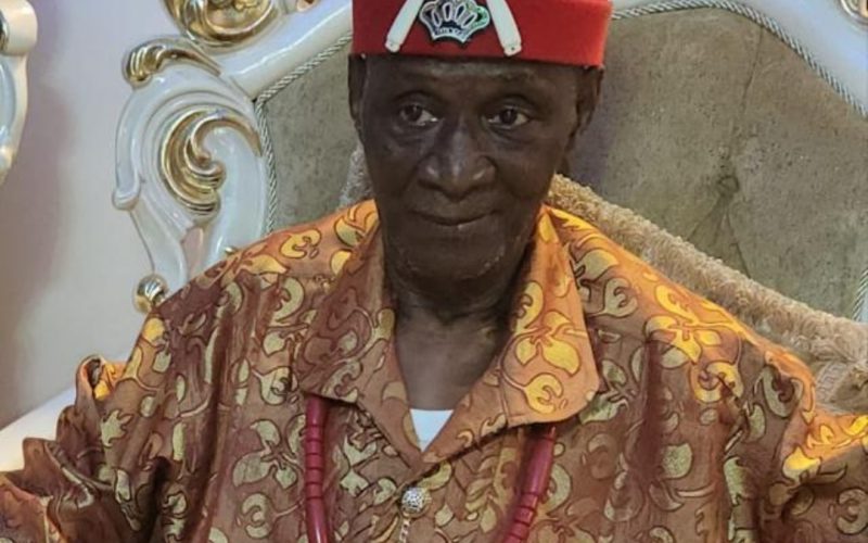 Late Senior Elder Mark Nwaka, (aka Nna Oha II), father of Comrd. Osinachi Nwaka, the President of New Era Foundation, NEF.