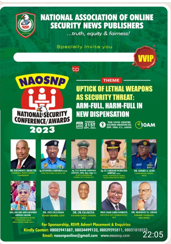 National Association of Online Security News Publishers, NAOSNP.