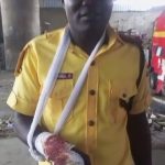 LASTMA Officer who was stabbed by a driver.