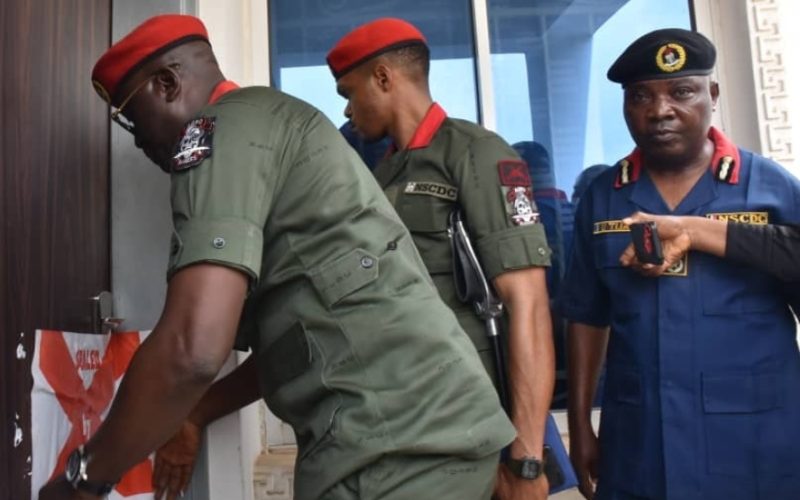 NSCDC Seals 3 Illegal Private Guard Companies In FCT