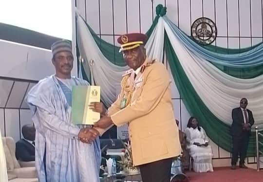 Former FRSC Lagos Sector Commander, Ogungbemide Conferred With MNI Title by NIPSS 