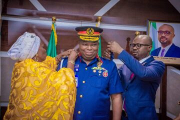 Minister of Interior decorates three DCGs of NSCDC, tasks them on loyalty, discipline