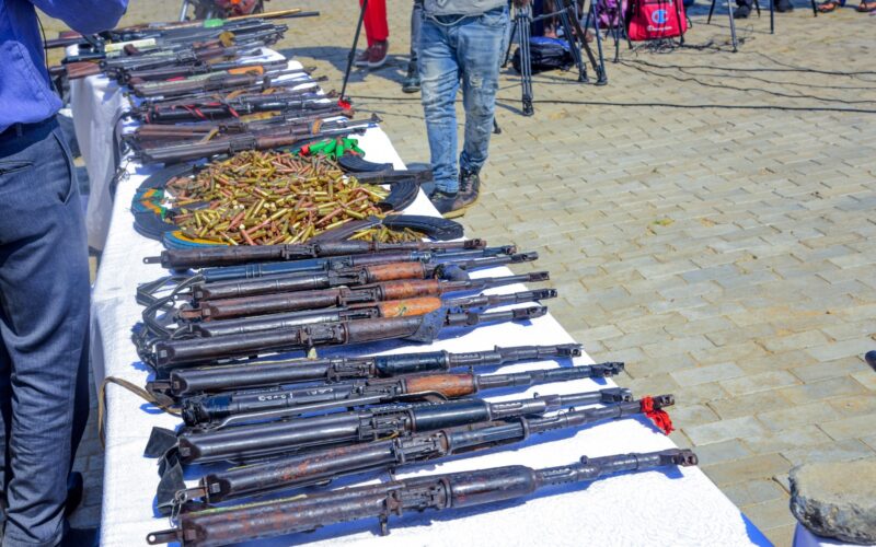 Ammunitions recovered by the Nigeria Police Force from suspects