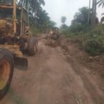The ongoing rehabilitation of roads in Ikwuano Local Government Area of Abia State, powered by the Mayor of the Council, Mayor Osinachi Nwaka.