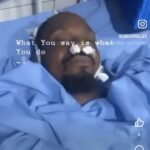 Famous Actor, Junior Pope lying lifelessly in the hospital.