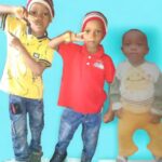 From Left: Gideon Osinachi [8yrs], Devine Osinachi [6yrs], Israel Osinachi [4yrs), all males, the three abducted children of Mr. and Mrs. Osinachi Eluwa, in Amaoba Ime, in Ikwuano Local Government Area of Abia State.