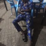 Lifeless body of a man who died during relaxation at a popular bar in Lagos.