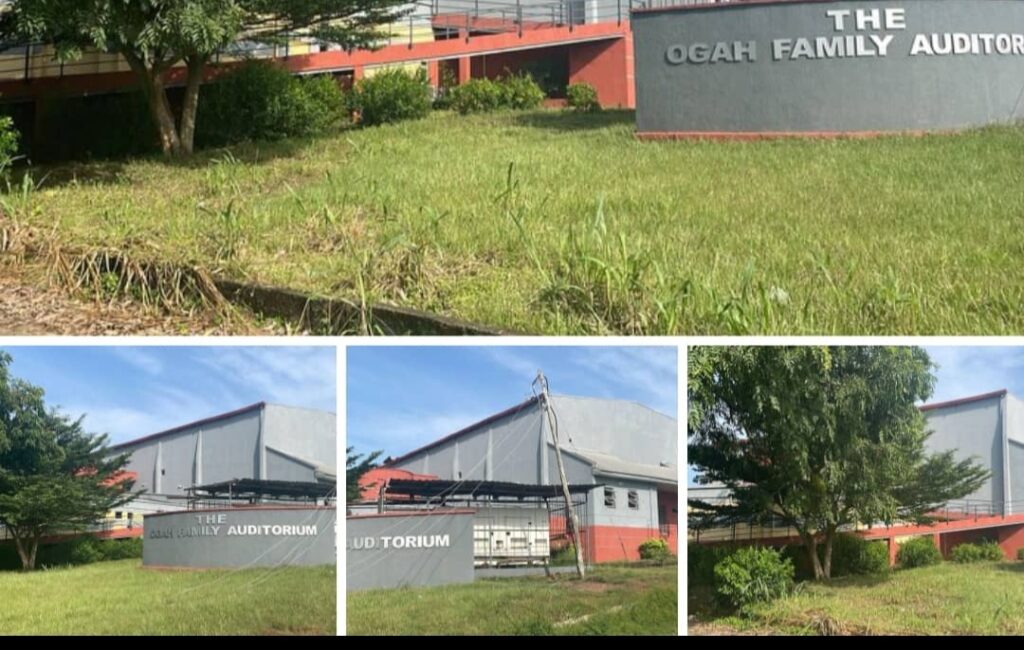 The Ogah Family Auditorium.