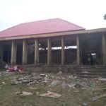 Abandoned Customary Court building being renovated and converted to an Information and Communication Technology (ICT) Centre, by the Mayor of Ikwuano Local Government Area of Abia State, Hon. Osinachi Nwaka.