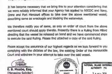 Nigerian Navy Onne Under fire, Violates Court Order, Vandalizes Individual Vessels