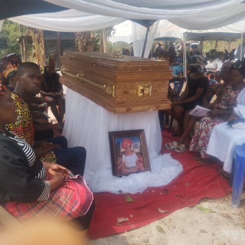 Tears as Katty Albert (Mama Mbubo) goes home