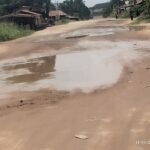 Dilapidated Ikwuano- Ikot-Ekpene road.