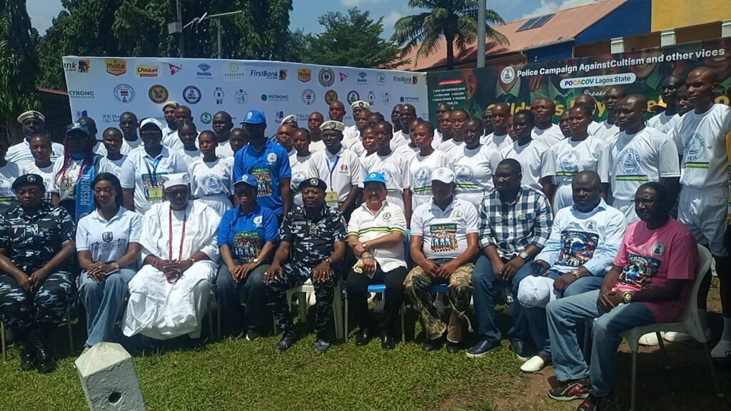 A cross-section of members of Police Campaign Against Cultism and Other Vices (POCACOV) .