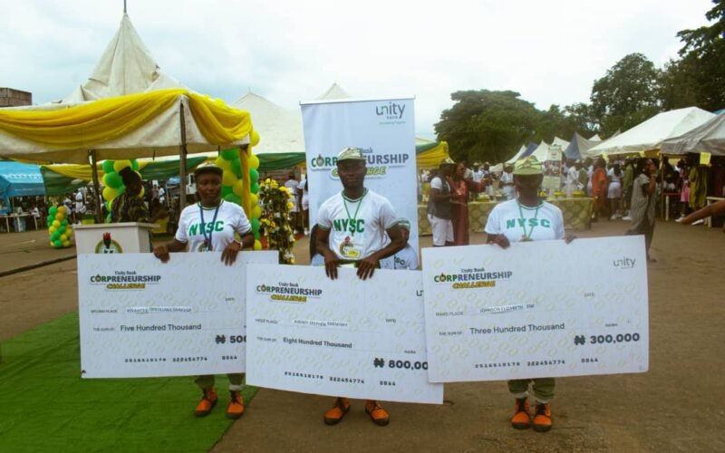 Unity Bank Empowers Young Entrepreneurs With ₦16M Business Grant