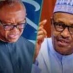 (L-R): Dr. Peter Obi and late President Mohammadu Buhari.