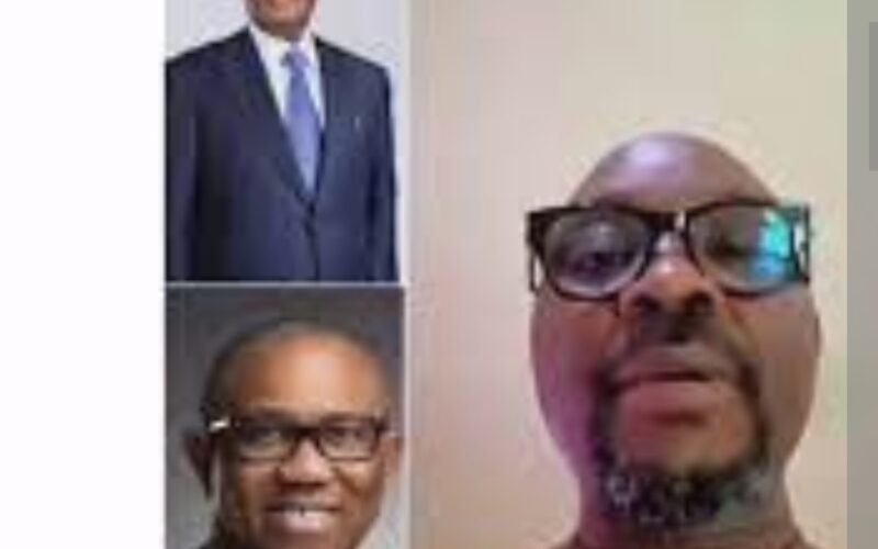 (T-R): Alhaji Atiku Abubakar; Dr. Peter Obi and Mr. Isaac Fayose.