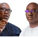 (R-L): Dr. Peter Obi and Governor Monday Okpebholo.