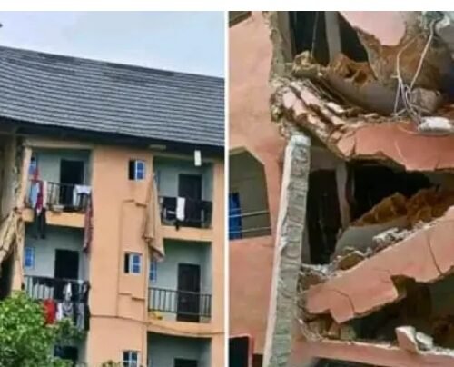 Varsity Students’ Lodge Collapses In Ebonyi State