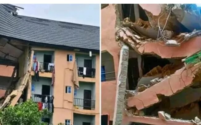 Varsity Students’ Lodge Collapses In Ebonyi State
