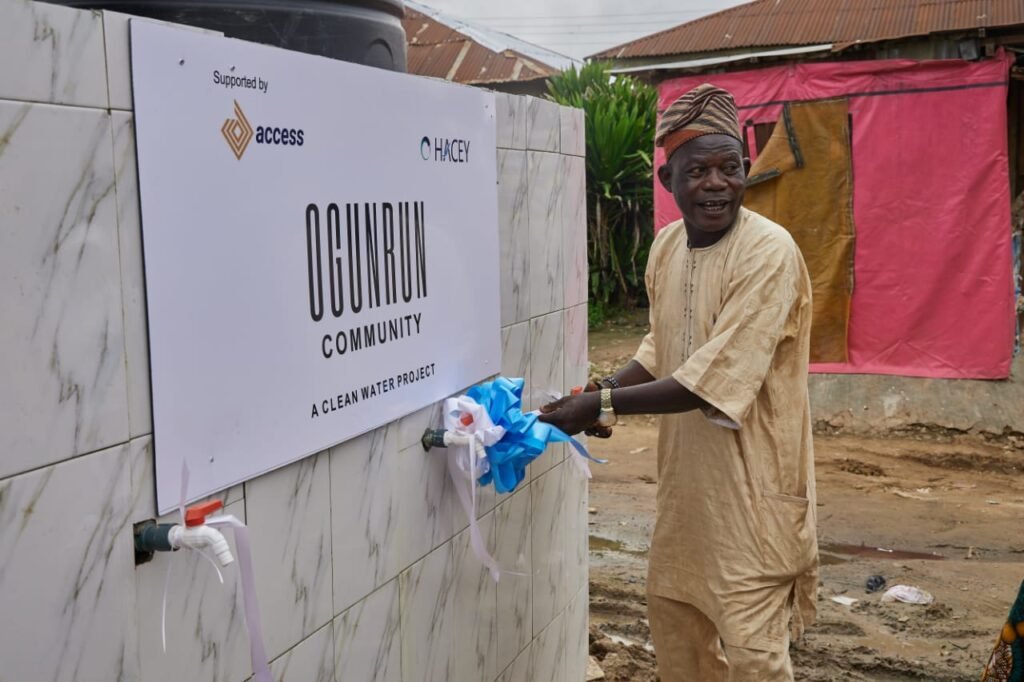 Access Bank Clean Water Project in Nigerian communities.
