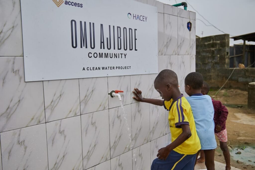 Access Bank Clean Water Project in Nigerian communities.