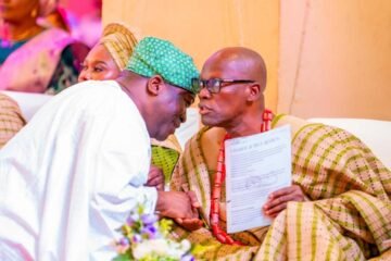 LSSTF Board Member, Dr. Ogunsan Felicitates with Lagos Chief of Staff, Tayo Ayinde at 61