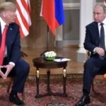 From (L-R): President Donald Trump, the President of America and Vladimir Vladimirovich Putin, the Russian President.
