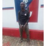Inspector Yusuf Ibrahim, the mobile Police officer who allegedly shot dead a soldier, while protecting an illegal mining truck, in Bauchi State.