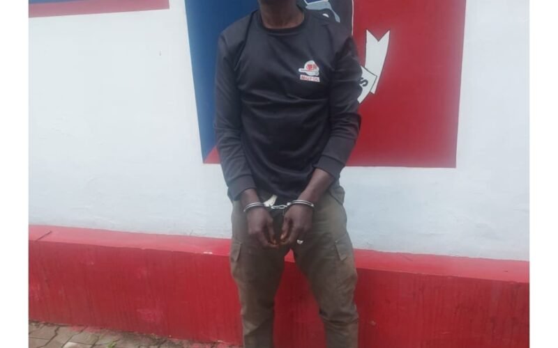 Inspector Yusuf Ibrahim, the mobile Police officer who allegedly shot dead a soldier, while protecting an illegal mining truck, in Bauchi State.