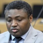 Simon Ekpa pictured in Finnish Court.