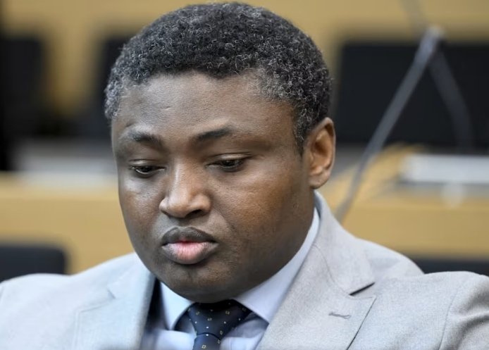 Simon Ekpa pictured in Finnish Court.