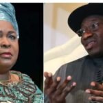 Former Nigerian President, Goodluck Ebere Jonathan and his wife, former Dame Patience Jonathan.