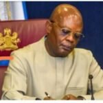 Vice Admiral Ibok-Ete Ibas (retd.), former Administrator of Rivers State.