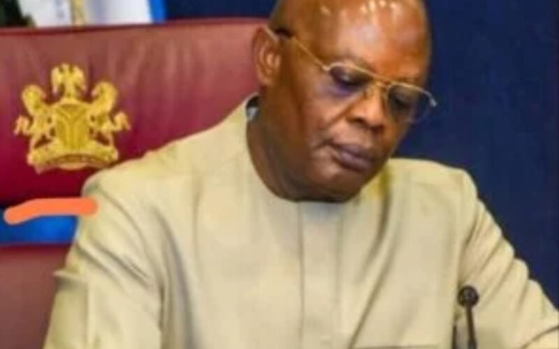 Vice Admiral Ibok-Ete Ibas (retd.), former Administrator of Rivers State.