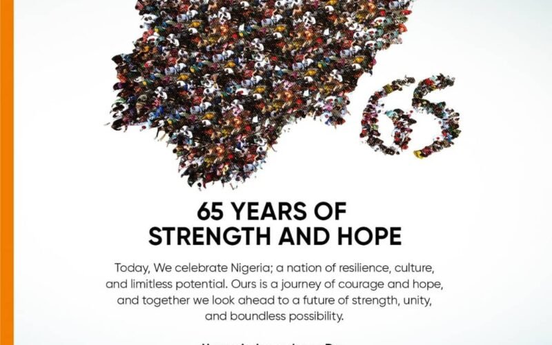 Nigeria at 65.